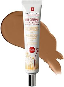 Erborian BB Cream With Ginseng, Caramel - Lightweight Buildable Coverage With SPF & Ultra-Soft Matte Finish Minimizes Pores, Blemishes & Imperfections - Korean Face Makeup & Skincare - 1.5 Oz