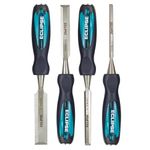 Eclipse Professional Tools TT-BEWC4BCE Through Tang 4 Piece Chisel Set (1/4", 1/2", 3/4", 1")