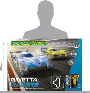 Scalextric Ginetta Slot Car Track Set – Racing Toy for Kids & Adults