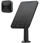 Solar Panel Compatible with Blink Outdoor & Blink XT2/XT Camera Only, Includes Secure Wall Mount, IP65 Weatherproof,13.1ft Power Cable(black)