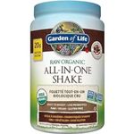 Garden of Life Raw All-in-One Nutritional Shake, Chocolate Cocoa, (28 servings- 1017g) Packed with 20 grams of Certified Organic Plant Protein packed with incredible nutrition to help build lean muscle. Assists in the building of lean muscle when combined with regular training and a healthy balanced diet