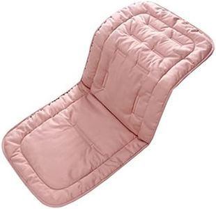 Soft Cotton Toddlers Carseat Insert Cushion Pad Adjustable Reversible Car Seat Liner Breathable Stroller Mattress Seat Pad Compatible with Buggy Bassinet Bouncers Swing Seat Pad Double Sided Use
