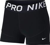 Nike Women's Pro 3" Shorts Black Wh