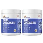 DR. MOREPEN Marine Collagen Skin Protein Powder With Hyaluronic Acid, Vitamin C, Sesabania & Biotin For Healthy Skin | Pineapple Flavour | 250g Pack of 2