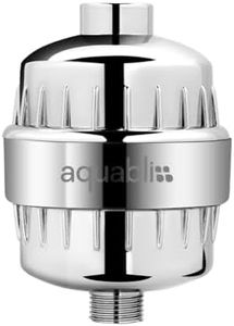 AquaBliss High Output Revitalizing Shower Filter - Reduces Dry Itchy Skin, Dandruff, Eczema, and Dramatically Improves The Condition of Your Skin, Hair and Nails - Chrome (SF100)