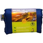 Scottish Silkworm - Micro 140 Sleeping Bag Liner - Dark Blue - Synthetic Material - 220cm x 90cm - 200g - Versatile Sleep Liner - Durable & Comfortable - Travel Accessories