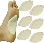 ViveSole Arch Support Pads (12 Pack) Adhesive Felt Foot Insert - Men Women - for Shoes, Sandals, Flip Flops, Boots, High Heels, Flat Feet, High Arches, Plantar Fasciitis