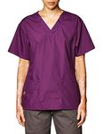 WonderWink Women's Origins Bravo Scrub Top, Eggplant, X-Large