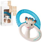 Sophie la Girafe Baby Teething Ring Toy, 100% Natural Rubber Easy to Grip Baby Cooling Teething Ring, Suitable for 3 months+