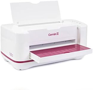 Crafter's Companion Gemini II Eletric Die Cutting & Embossing Machine with Pause and Rewind - 9" x 12.5" Cutting Platform [GEMII-M-USA], White