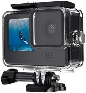 K&F Concept 60M/196FT Waterproof Case for GoPro Hero 13 Black, Protective Underwater Diving Housing for Go Pro 12/11/10/9 Black Accessories,Waterproof Action Camera Shell