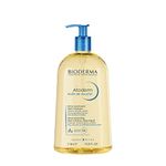 Bioderma Atoderm Huile de douche Anti-iritation Cleaning Oil | 24hrs Hydration | Face and Body Moisturizer | Soothes Discomfort - Dry to Very Dry Sensitive Skin - 1 Ltr