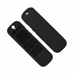 Brain Freezer Silicone Remote Cover TV Steaming Stick Control Case Compatible with TCL Roku 3600R Black (Remote Not Included)