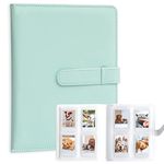 128 Pockets Photo Album for Fujifilm Instax Mini LiPlay 11 12 90 70 50S 26 25 9 8+ 8 7S Instant Camera/Mini LINK2 Printer, Snap SnapTouch PIC-300 Z2300 Mint Zip Instant Camera Printer (Mint)