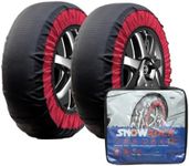 Snow Chains Automotive Snow Socks Washable Textile Snow Chains Quick Assembly Ultra Efficient Easy Handling（KE73）