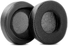 HTINDUSTRY Breathable & Durable Replacement Earpads Cushions Compatible with JVC HARX700 HARX900 HA-RX700 HA-RX900 Headphones Ear Pads with Breathable Leather/Durable Fabric and Memory Foam