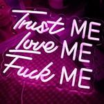 QiaoFei LED "Trust Me Love Me Fuck 