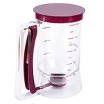 Kamehame Pancake Batter Dispenser Cupcake Cookie Waffles Cakes Muffin Crepes Batter Separator Cup Measuring Baking Tools