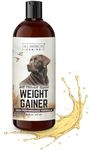 All American Canine Dog Weight Gainer Liquid – High Calorie Dog Food Supplement for Rapid Weight Gain, Mass, and Recovery – Appetite Stimulant – 60 Servings