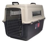 Henry Wag Air Kennel For Car, Sea or Air - Safe and Secure Travel for your Pets - Include Bowls and Travel Labels - Meets IATA regulations (Extra-Large 100 x 67 x 75cm)