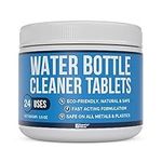 Water Bottle Cleaner Tablets (24 Pack) | Water Bottle Cleaning Tablets Remove Stubborn Stains & Odors. Compatible with Hydration Bladders, Hydroflask, Camelbak, YETI, Thermos - Made in the USA