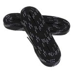 IMIKEYA Professional Ice Hockey Skate Laces Waxed Shoelaces, Anti- Freezing Anti- Fracture Shoe Laces (Black, 96 Inch)