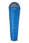 Mountain Warehouse Sleeping Bag - Basecamp 250 - Camping Spring Summer Season Lightweight Compact - For Spring Summer, Camping & Trekking Blue