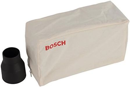 Bosch Accessories Professional 1x Cloth Dust bag (with Adapter, Zipper Opening, Rear Connector, Accessories for Planers)