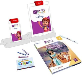 BYJU'S Magic Workbooks: Disney, Language & Reading Exploring The Alphabet 1 - Ages 4-6 - Includes Disney & Pixar Characters - Works with iPad & Fire Tablets (Osmo Base Required) (810-00212)