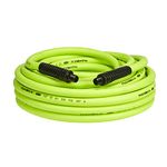 Legacy Manufacturing Flexzilla Air Hose, 1/2" X 50', 1/2" MNPT Fittings, Heavy Duty, Lightweight, Hybrid, ZillaGreen-HFZ1250YW4