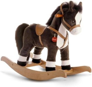 Trudi 29708 8006529297084 Animals Rocking Horse Brown Jumbo, Multicoloured