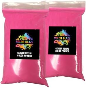 2 Pounds Pink Gender Reveal Powder by Color Blaze – Perfect for Baby Announcements and Reveals for car Exhaust, burnouts, photoshoots, Balloons, DIY’s and More! (2-1 Pounds Pink)
