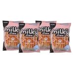 Milky Chew Chicken Stick for Dogs of All Ages and Sizes Premium Milk-Flavoured Treat Rawhide Free Nutritional Benefits Muscle Development Dogs of All Ages and Sizes 4 Pack