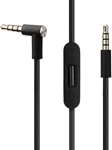 Replacement Extension Audio Cable Cord with Inline Remote & Mic Compatible with Beats by Dr. Dre Solo Studio Wireless Pro Detox Mixr Executive Pill Headphones (Black)