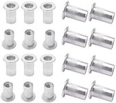 M4 4 mm Flat Head Aluminum Rivet Nut Blind Insert Nut Pack of 100