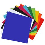 XLNTTECH 10 Pieces & 10 Colored Acrylic Plastic Sheet 12 x 12 Inch (.118" Thick) no-Transparent for Signs DIY Projects