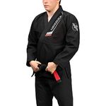 Hayabusa Ultra-Lightweight Pearlweave Jiu Jitsu Gi - Black, A1