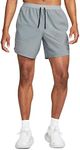Nike Dri-FIT Stride Men's 7" Unlined Running Shorts, Smoke Grey/Black, X-Large