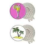 PINMEI Colorful Golf Ball Markers w