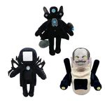 Skibidi Toilet Plush, 11" Titan Speakerman PlushiesToys for Fans and Friends Beautifully Plush Doll Collectible Gifts