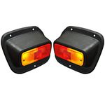 ALL PARTS SOURCE Arjun mahindra 555 tractor indicator Light Rear Tail Lights Indicator Assembly Set for Arjun mahindra 555 Tractor Red & Yellow color Tractor lights