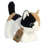 Aurora, 35049, Eco Nation Calico Cat, 8.5In, Recycled Soft Toy, Multi-Coloured