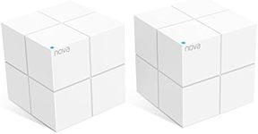 Tenda Nova MW6 Mesh WiFi System - Whole Home WiFi Mesh System - 4000sq.ft WiFi Coverage - Dual-Band AC1200 - Gigabit Ports - Easy Setup - Replaces WiFi Router and Extender - Works with Alexa - 2-Pack