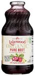 Lakewood Organic Pure Beet Juice, 32 Ounce (Pack of 6)