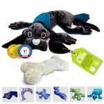 manimo Weighted Dog Stuffed Animal for Kids & Adults - Stuffed Therapy Dog Sensory Lap Pad - Stress Relief Pillow Pet Toy for Shoulder, Chest & Legs - Perfect for Home, School, Kindergardens, Daycares