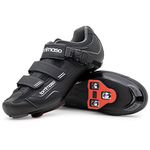 tommaso Strada 200 Dual Cleat Compatible Spin Class Ready Bike Shoe - Look Delta - 48 Black