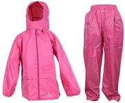 DRY KIDS Jacket and Trouser Set, 11-12 Years, Raspberry Pink