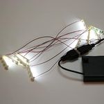 20pcs 1X4 LED Lighting Kit (X in One Lights Powered by USB) Bricks City DIY Combination Module Compatible with Lego Bricks 3710