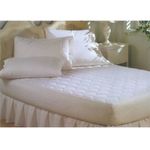 King Classic Poly/Cotton Quilted Fitted Mattress Pad