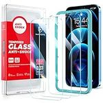 SmartDevil 3 Pack Screen Protector for iPhone 12 Pro Max 6.7 Inch Tempered Glass Film Anti-Scratch with Easy Installation Tool, Bubble Free, Scratch Resistant Compatible with Apple iPhone 12 Pro Max